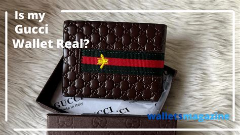 if gucci wallet has an if slot is it real|Gucci wallet original.